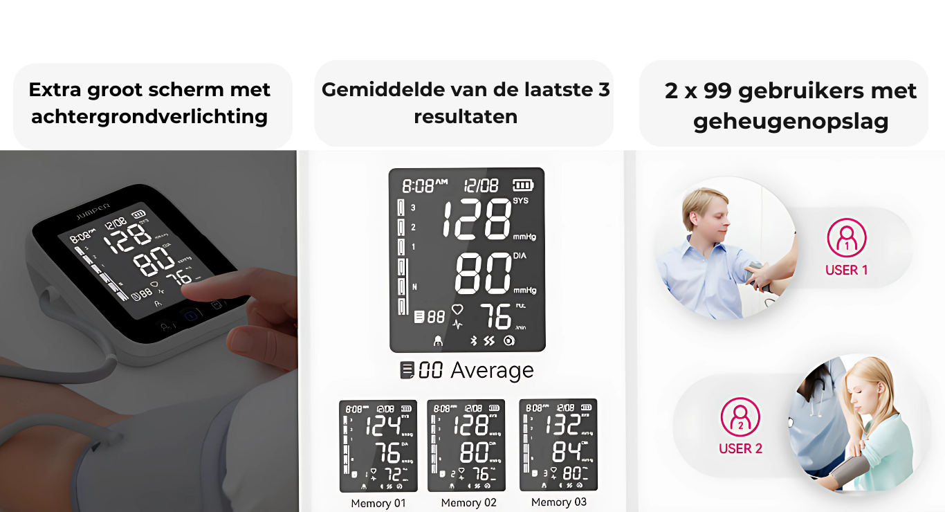 Jumper Bloeddrukmeter X3 Pro